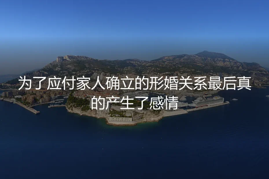 形婚协议之外：当合约的边界，被悄然滋生的情感模糊