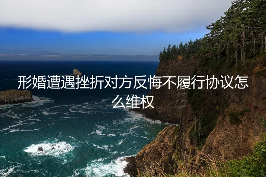 形婚协议突遭反悔,如何依法维权守住底线?