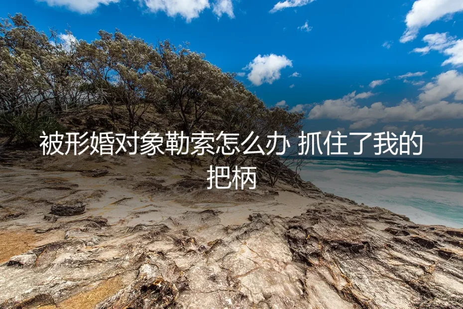 被形婚对象勒索怎么办?当“把柄”成为悬顶之剑的深度破局指南