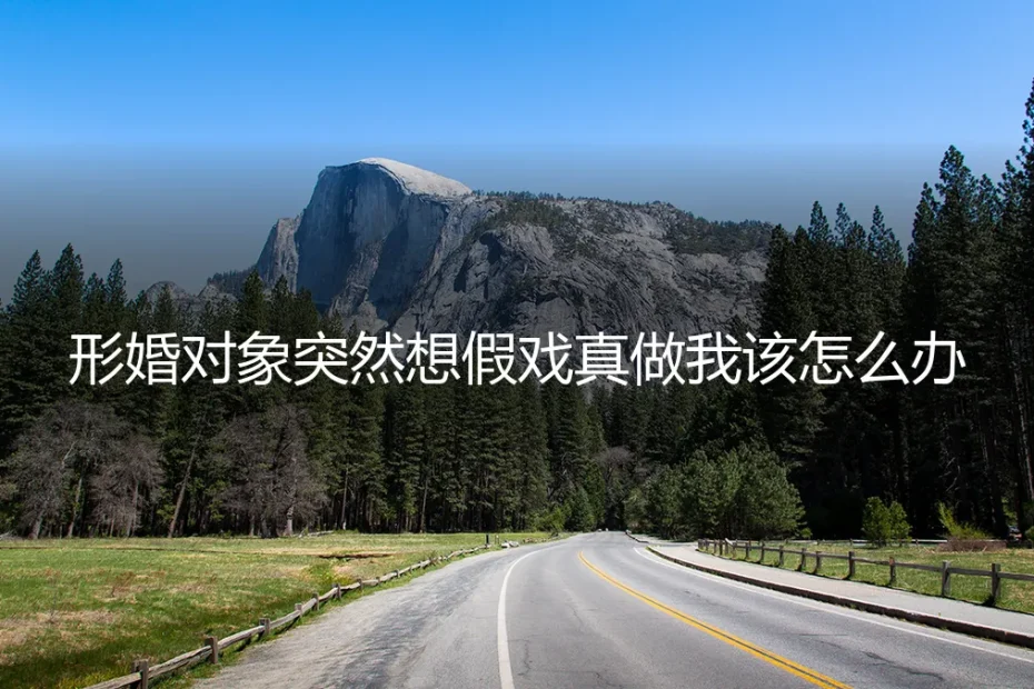 当形婚协议开始倾斜:那个深夜的电话与重新划定的界限