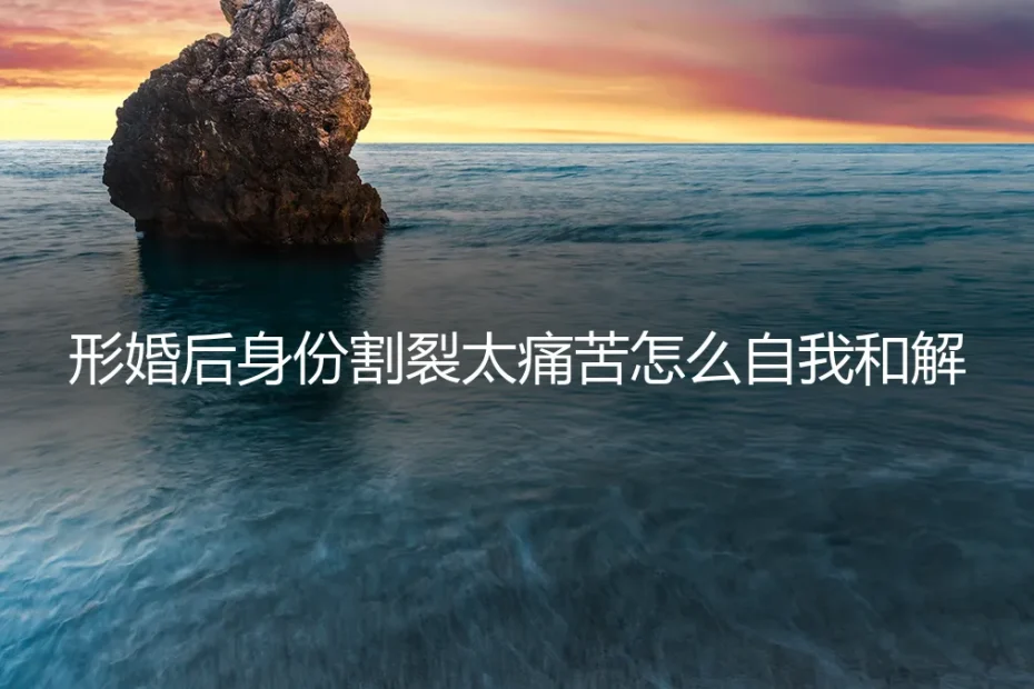 婚礼上的另一张脸：我在形婚中的身份割裂与自我和解
