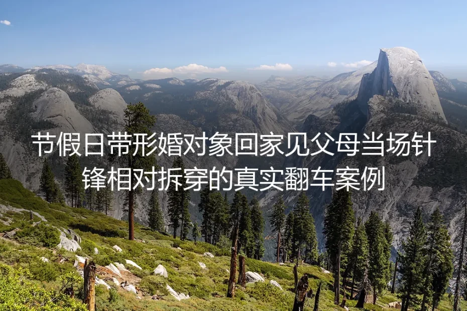 带形婚对象回家见父母当场反目拆穿:那场3小时春节翻车现场的深度复盘