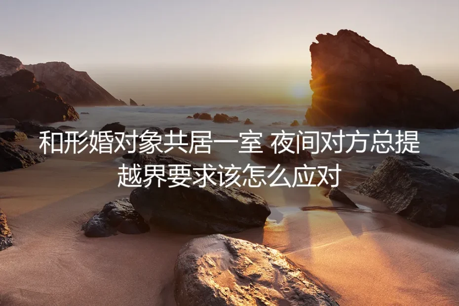 形婚共居遇夜间越界要求深度FAQ：守住边界的实操准则与风险预案