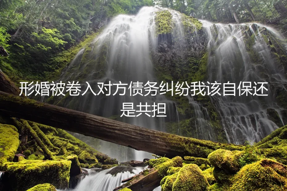 形婚被卷入对方债务纠纷,我该自保还是共担?深度答疑