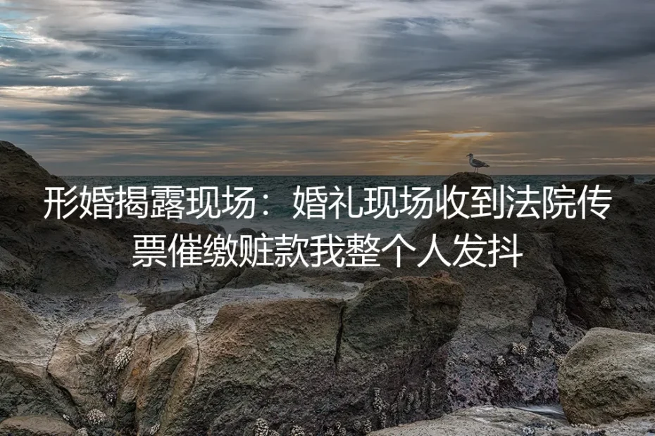 形婚揭露现场：婚礼现场收到法院传票，催缴赃款，我整个人发抖
