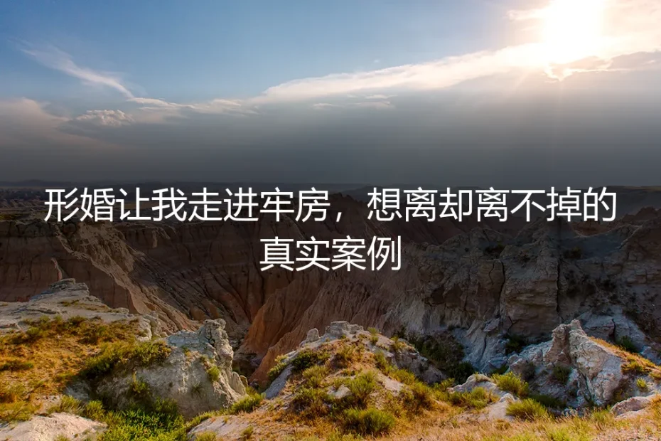 形婚让我走进牢房,想离却离不掉:真实案例的深度剖析